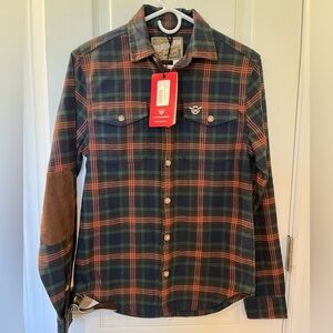 🆕 Moosejaw Men's Plaid Flannel Shirt XS Multicolor Long Sleeve Casual Unisex